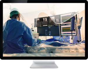 Medis Suite QFR cover on monitor