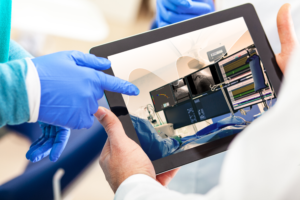 XA image on tablet